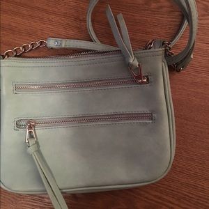 Mint color crossbody purse